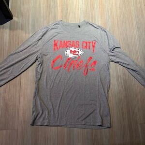 Kansas City Chiefs Gray Long Sleeve Shirt